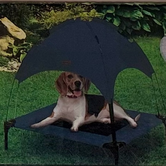 NWT Pet Canopy Bed with GreenCover size M 24 in X 18.11 in X 7.08 in - Picture 1 of 6